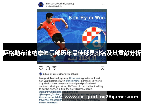 萨格勒布迪纳摩俱乐部历年最佳球员排名及其贡献分析