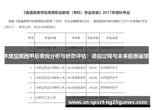 B席加盟西甲后表现分析与状态评估：适应过程与未来前景展望